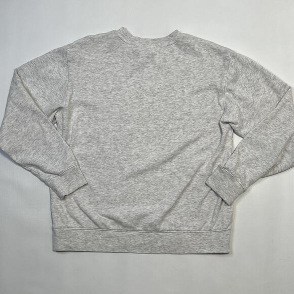 Vans Sweatshirt Mens Medium Gray Off The Wall Palm Trees Crewneck Pullover Skate - Picture 2 of 9